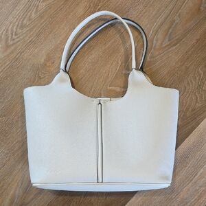Calvin Klein Off-White Tote Bag